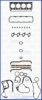 FORD 6130578 Full Gasket Set, engine